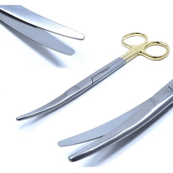 Gold Handle Mayo Dissecting Blunt Scissors 6.75